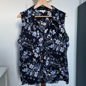 Go-To-Work Floral Blouse by Calvin Klein